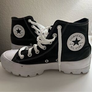 Leather Chuck Taylor Platform